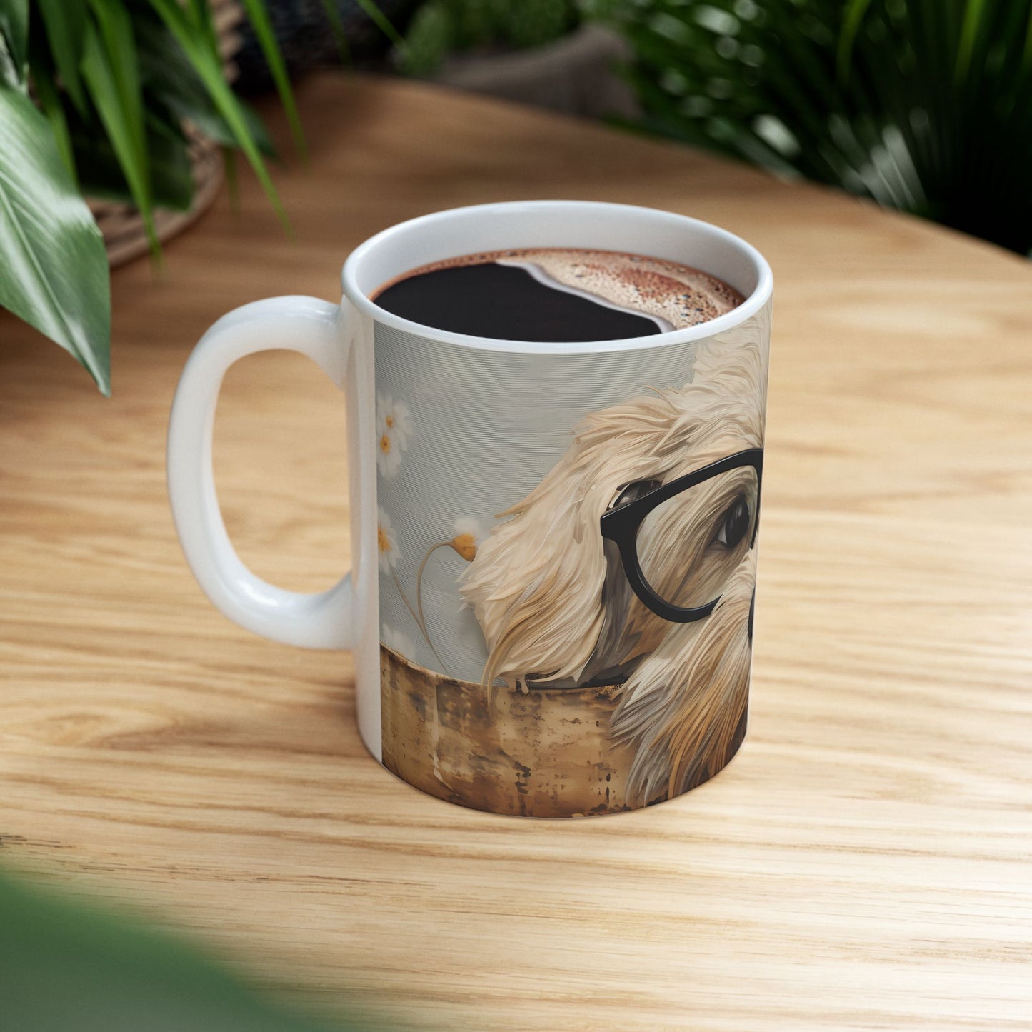 Artistic Mug - Felted Dog 4