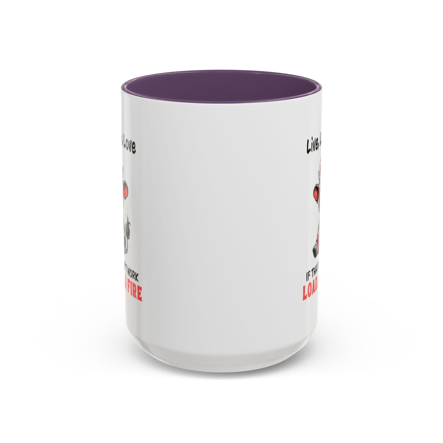 Humor Mug - Live Laugh Love Cow