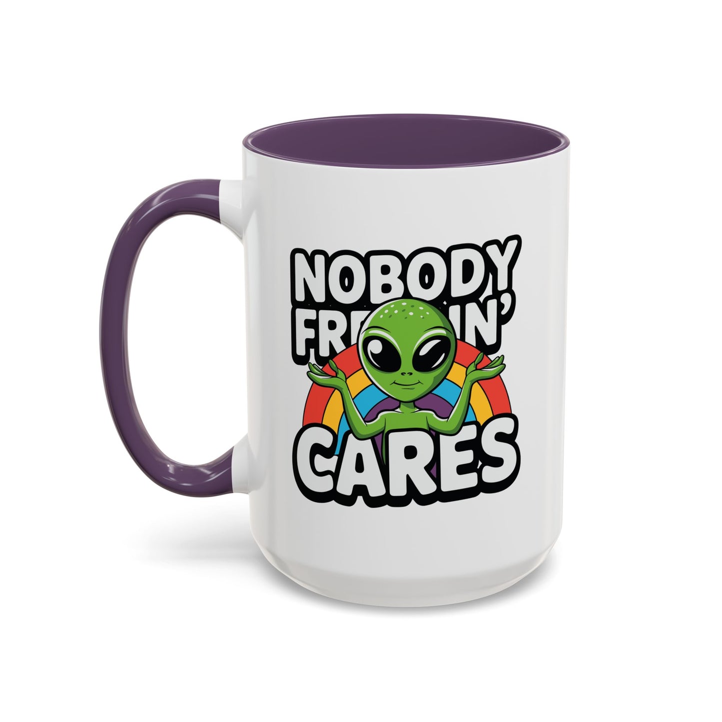 Alien Mug - Nobody Freakin Cares