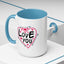 Valentine's Day Mug - Love You Heart Arrows
