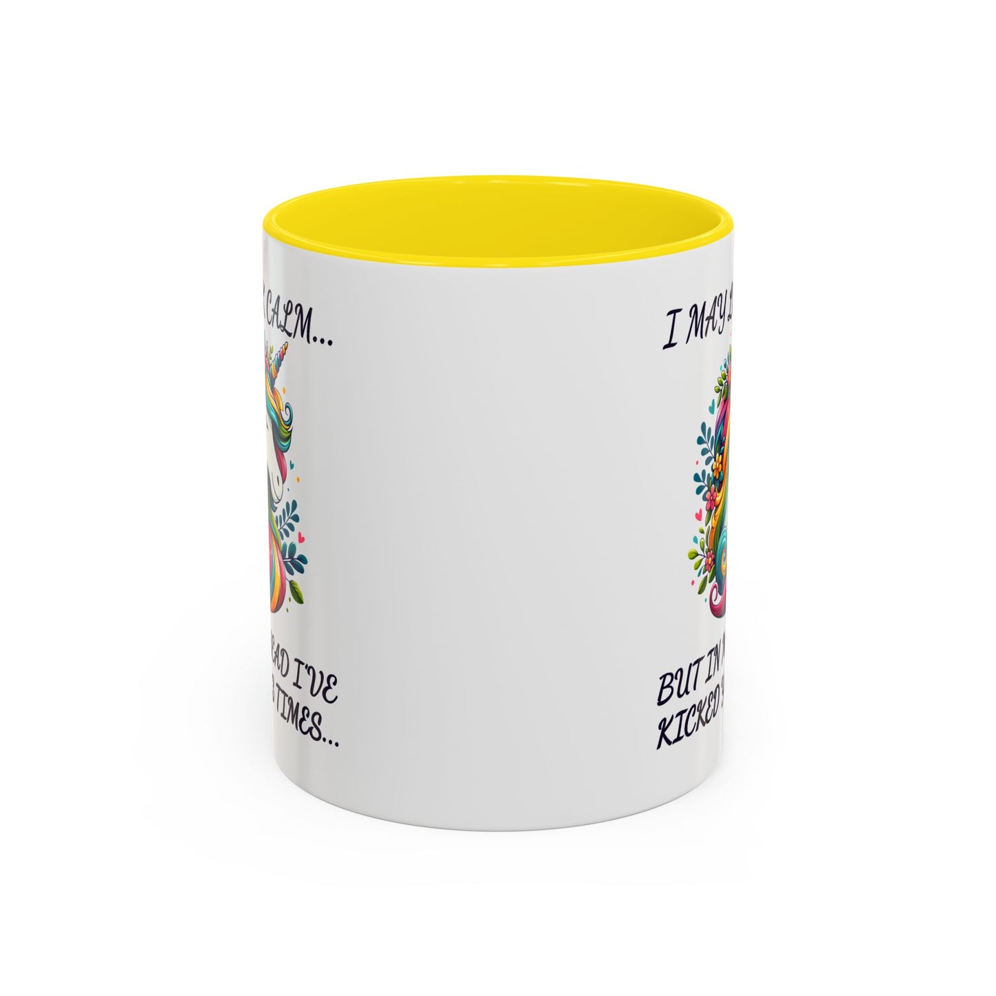 Adult Mug - I may Look Calm Unicorn