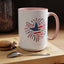 4th of July Mug - Star Flag Fireworks