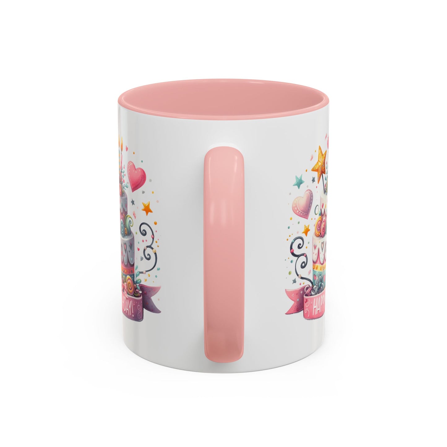 Birthday Mug - Happy Birthday Two Tiered Cake