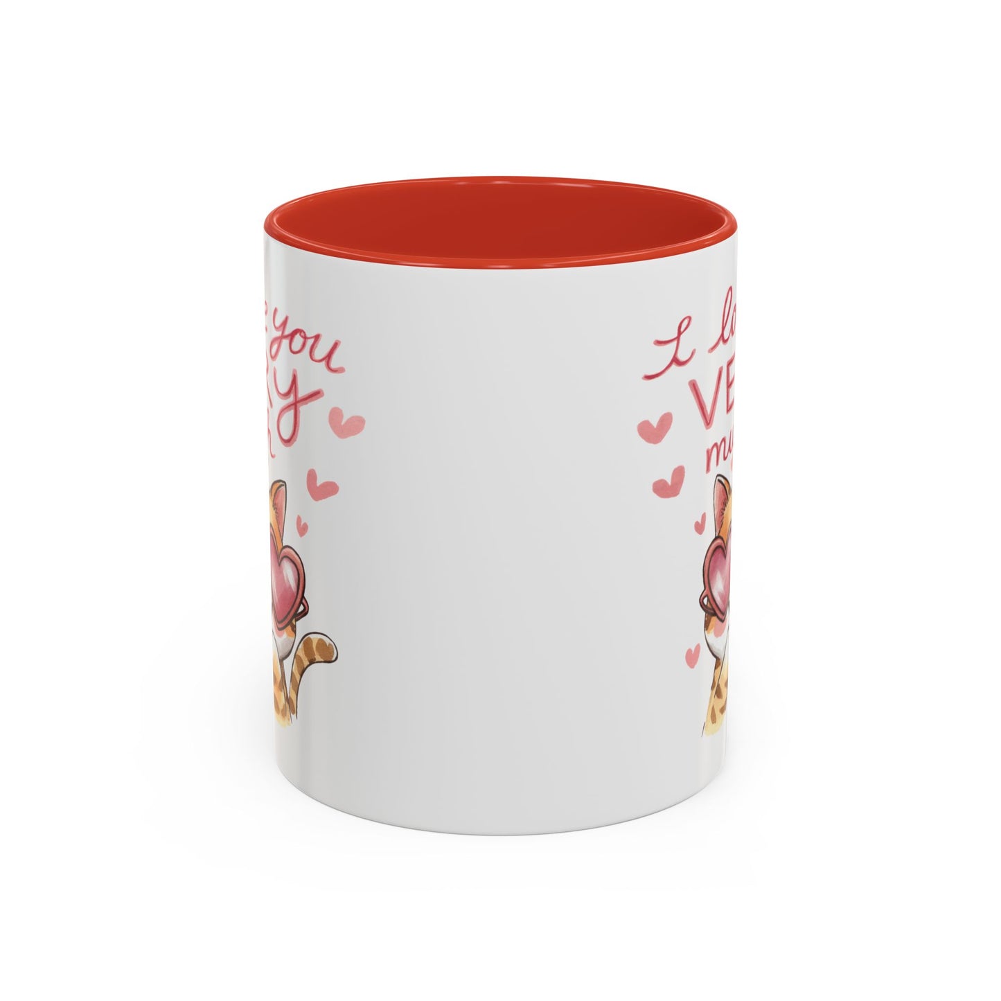 Anniversary Mug - I love You Very Much Cat