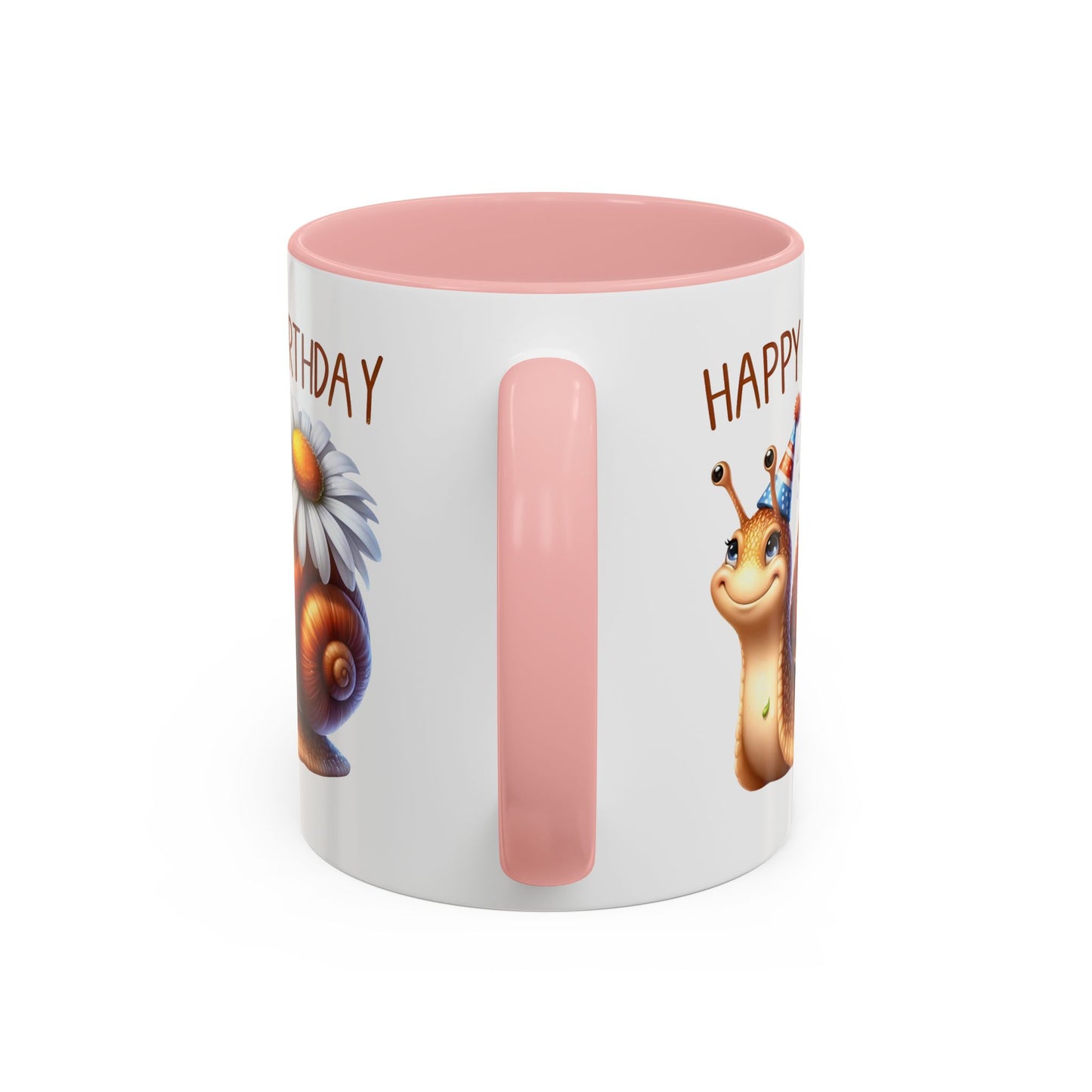 Birthday Mug - Snail Flower
