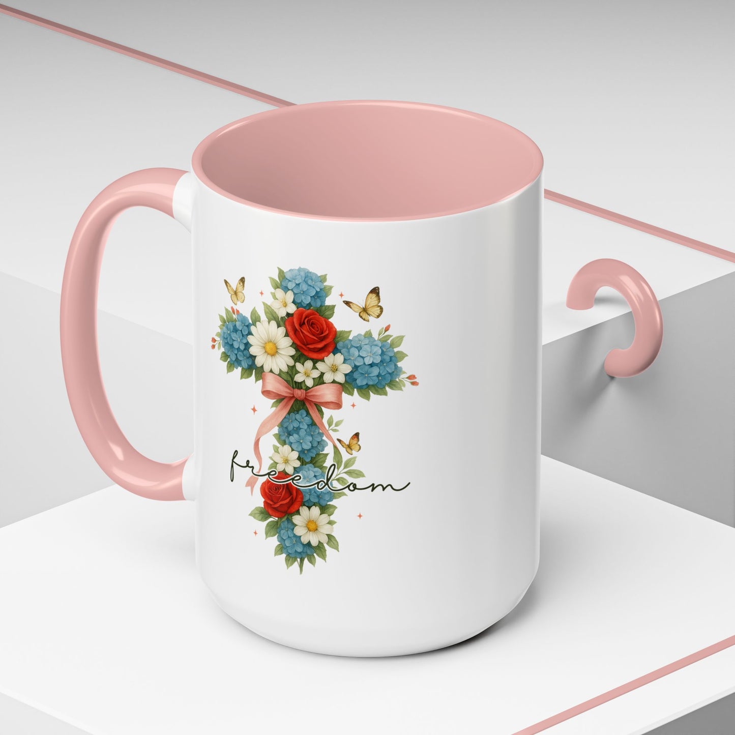 4th of July Mug - Freedom Cross