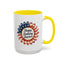 4th of July Mug - Happy Birthday America Sunflower