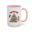 Christmas Mug - Merry Christmas Banner Tree Presents