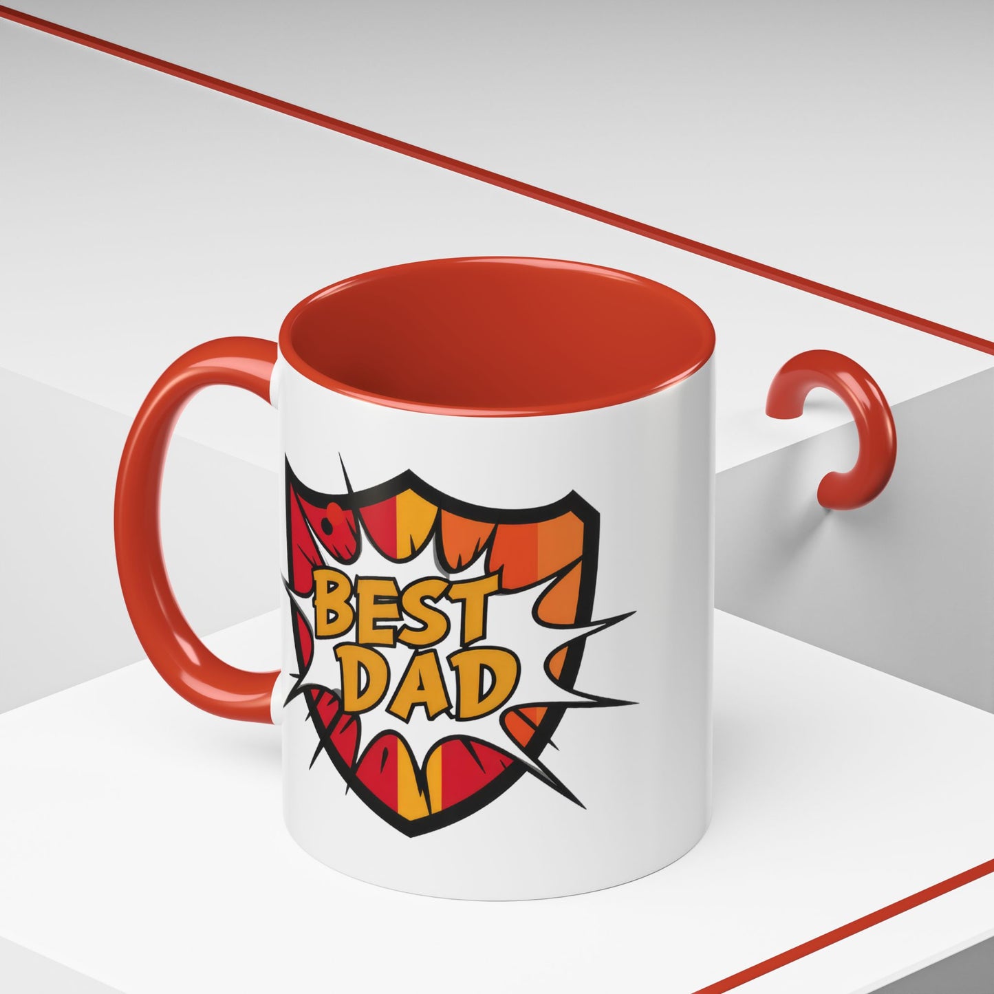 Father's Day Mug - Best Dad Shield