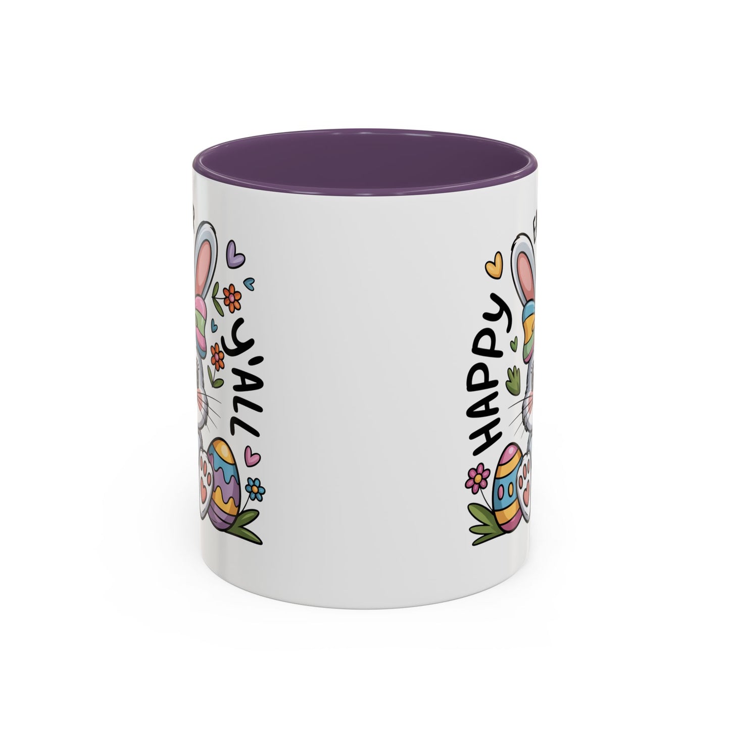 Easter Mug - Happy Easter Y'all Bunny