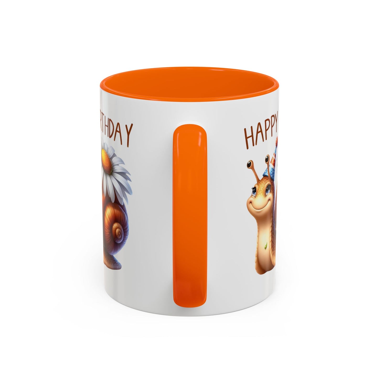 Birthday Mug - Snail Flower