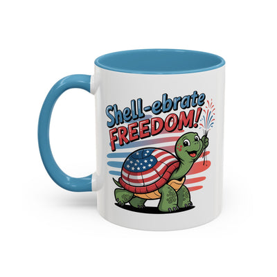 4th of July Mug - Shell-ebrate Freedom