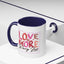 Wellness Mug - Love More Worry Less Frame