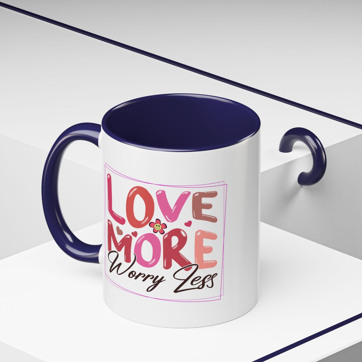 Wellness Mug - Love More Worry Less Frame