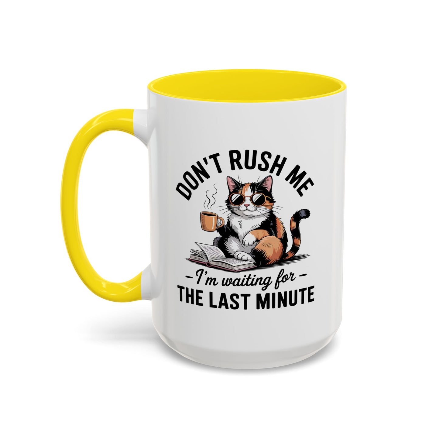 Humor Mug - Don't Rush Me Cat