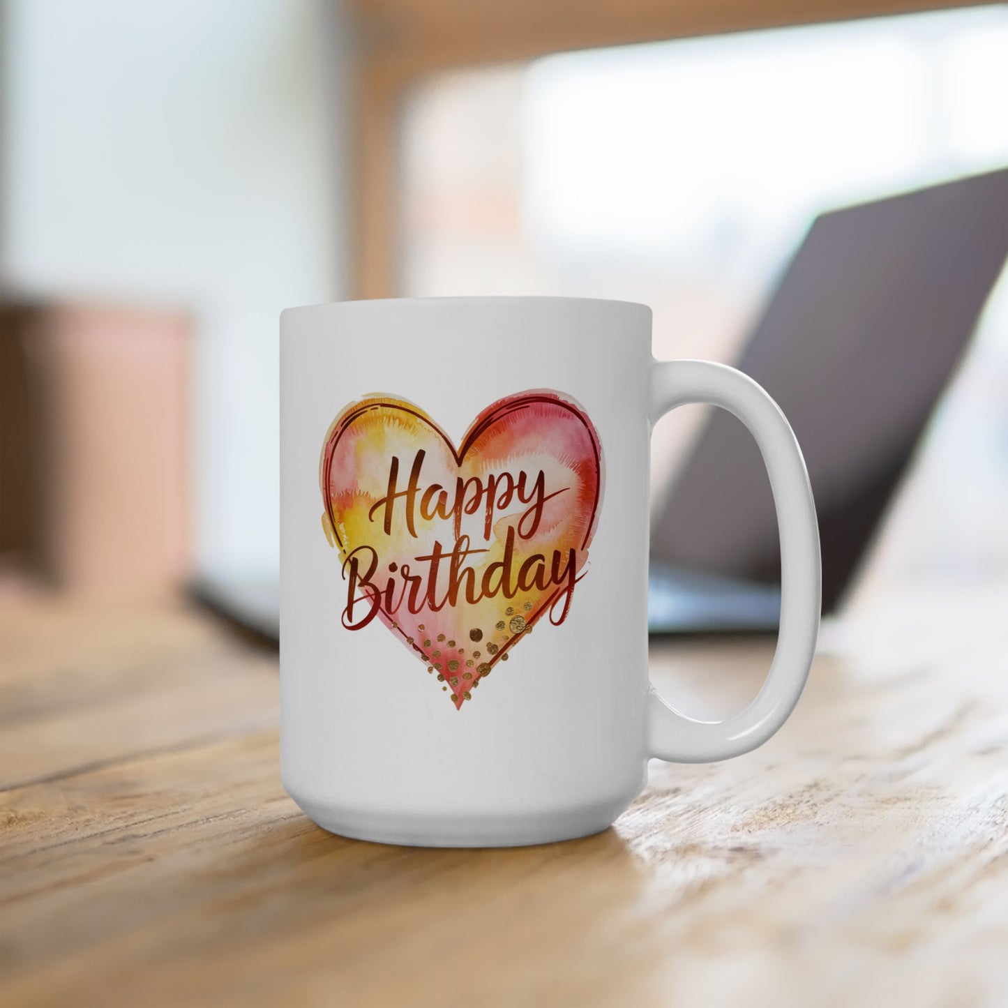 Birthday Mug - Happy Birthday With Heart