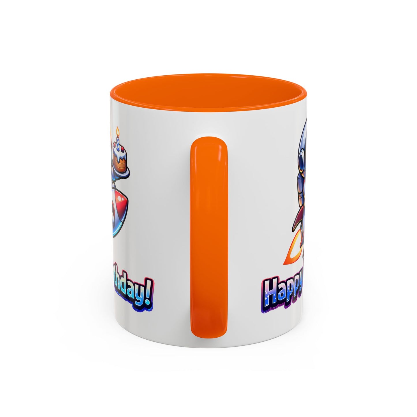 Birthday Mug - Astronaut Rocket