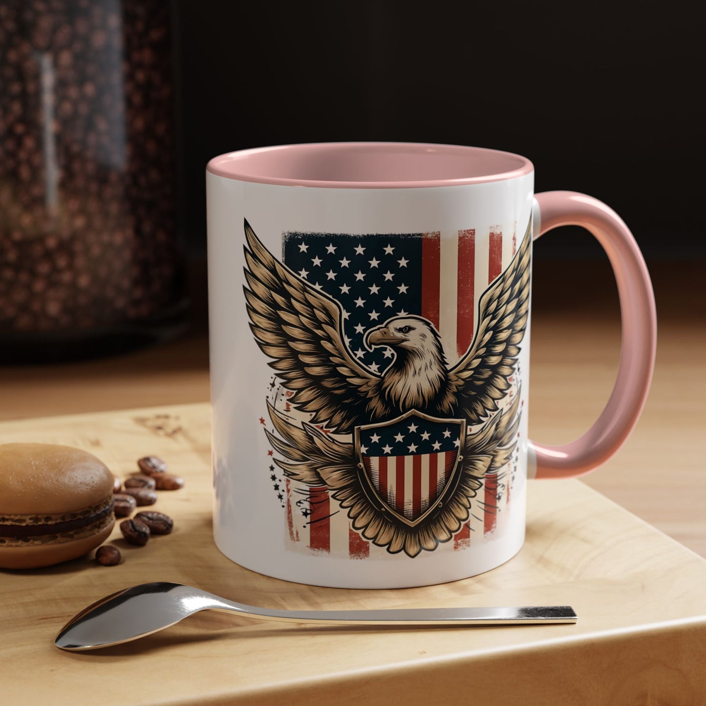 4th of July Mug - American Bald Eagle Flag 9