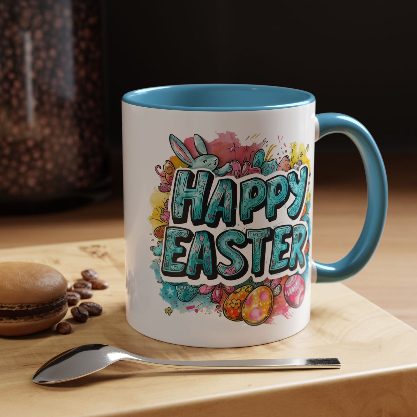 Easter Mug - Happy Easter Blue