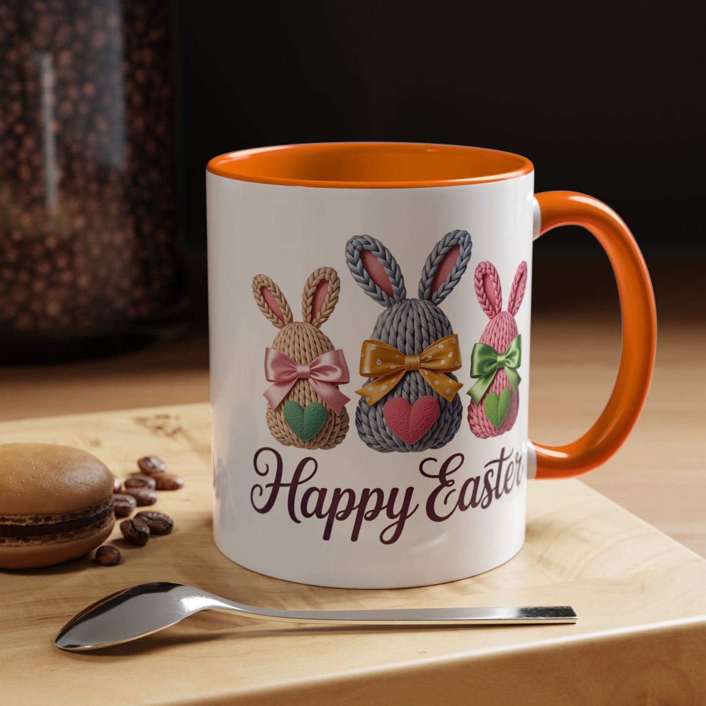 Easter Mug - Yarn Bunnies
