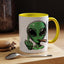 Adult Mug - Green Alien Fuck You Human