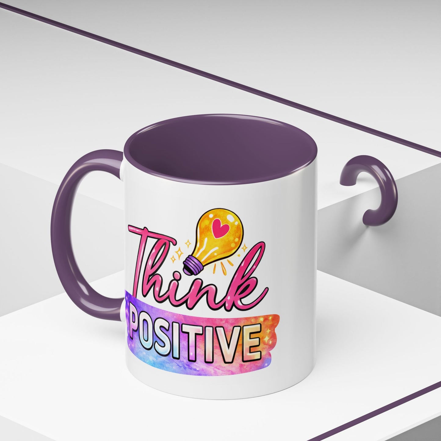 Wellness Mug - Think Positive Lightbulb