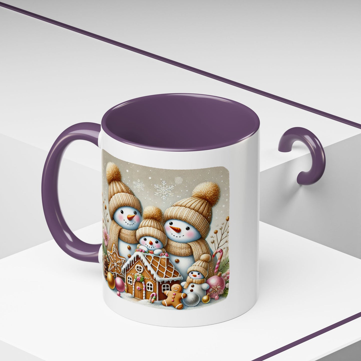 Christmas Mug - Gingerbread Snowman Family 2