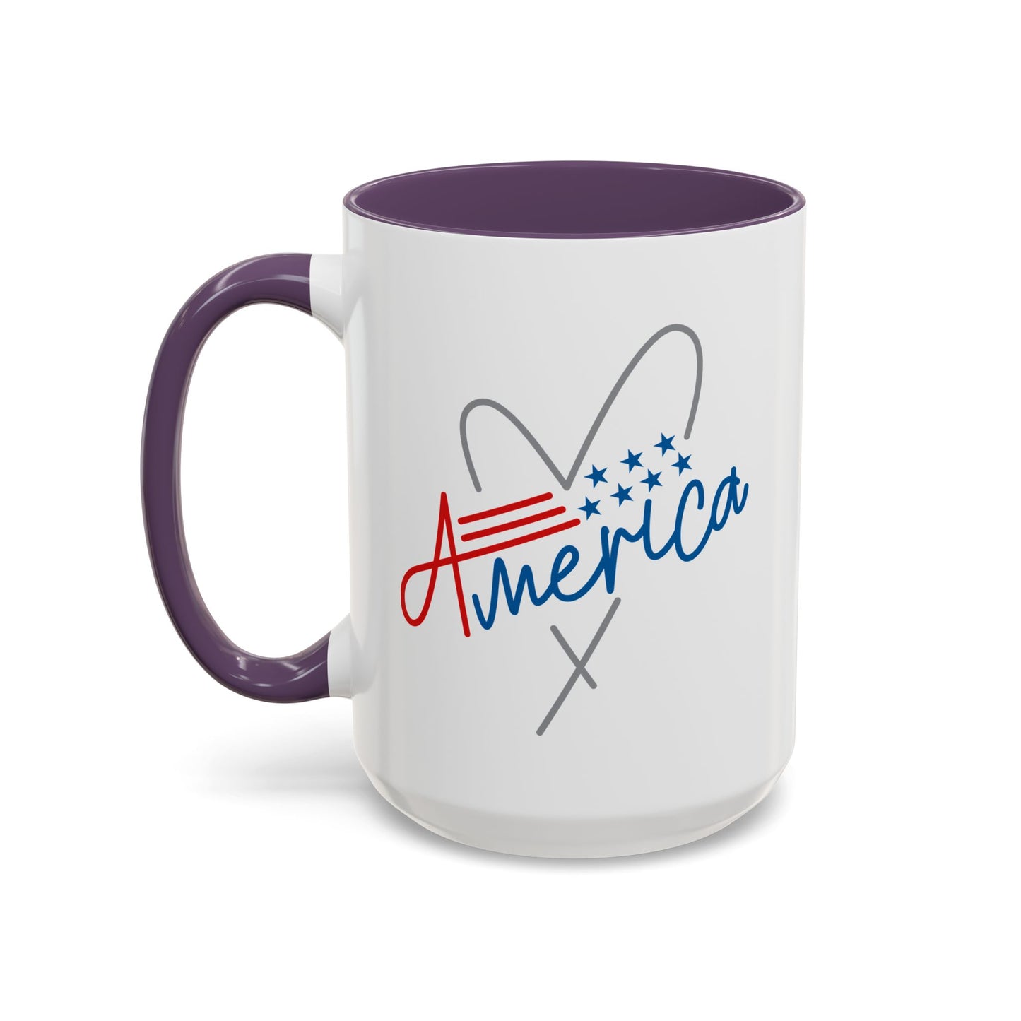 4th of July Mug - America Heart