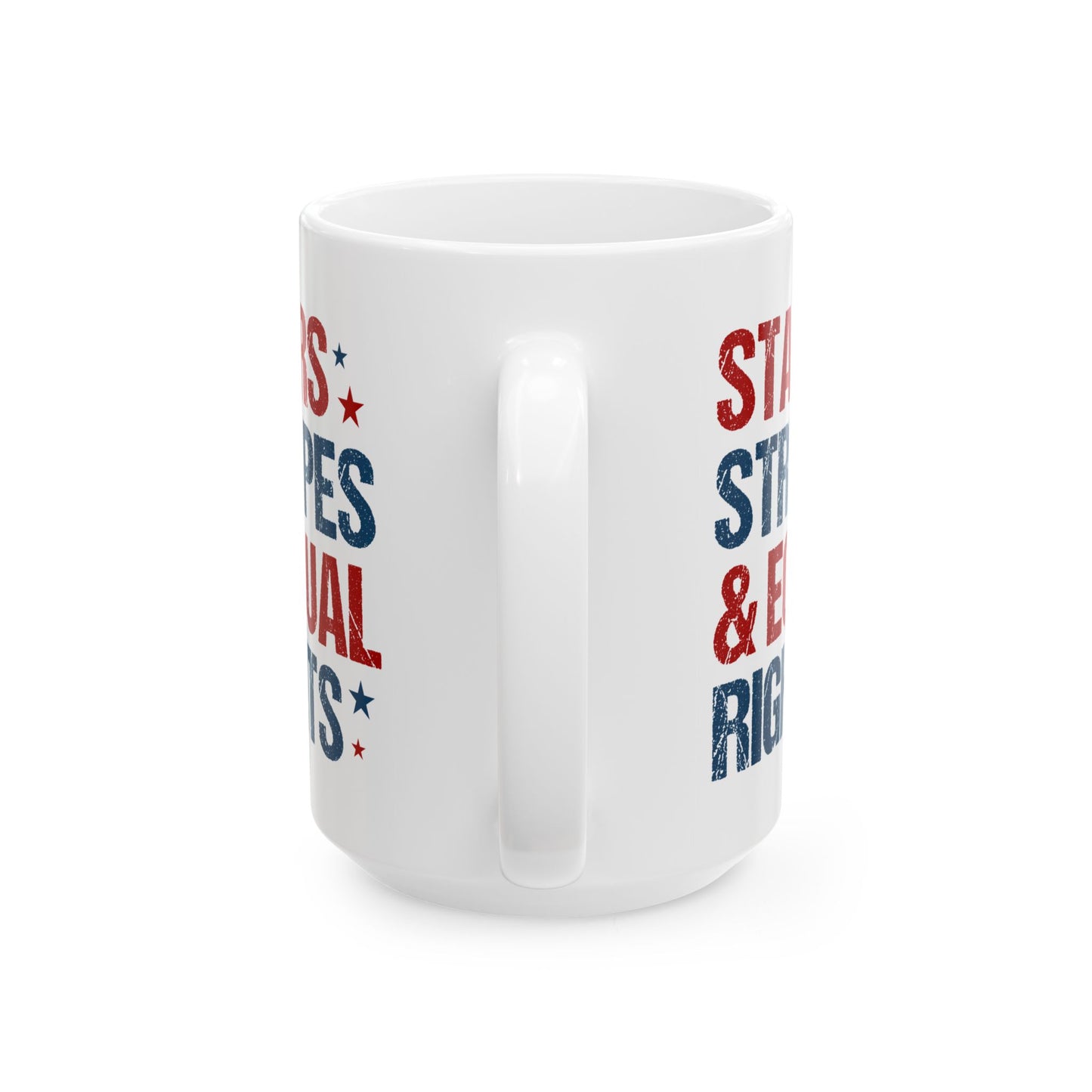 4th of July Mug - Stars Stripes & Equal Rights