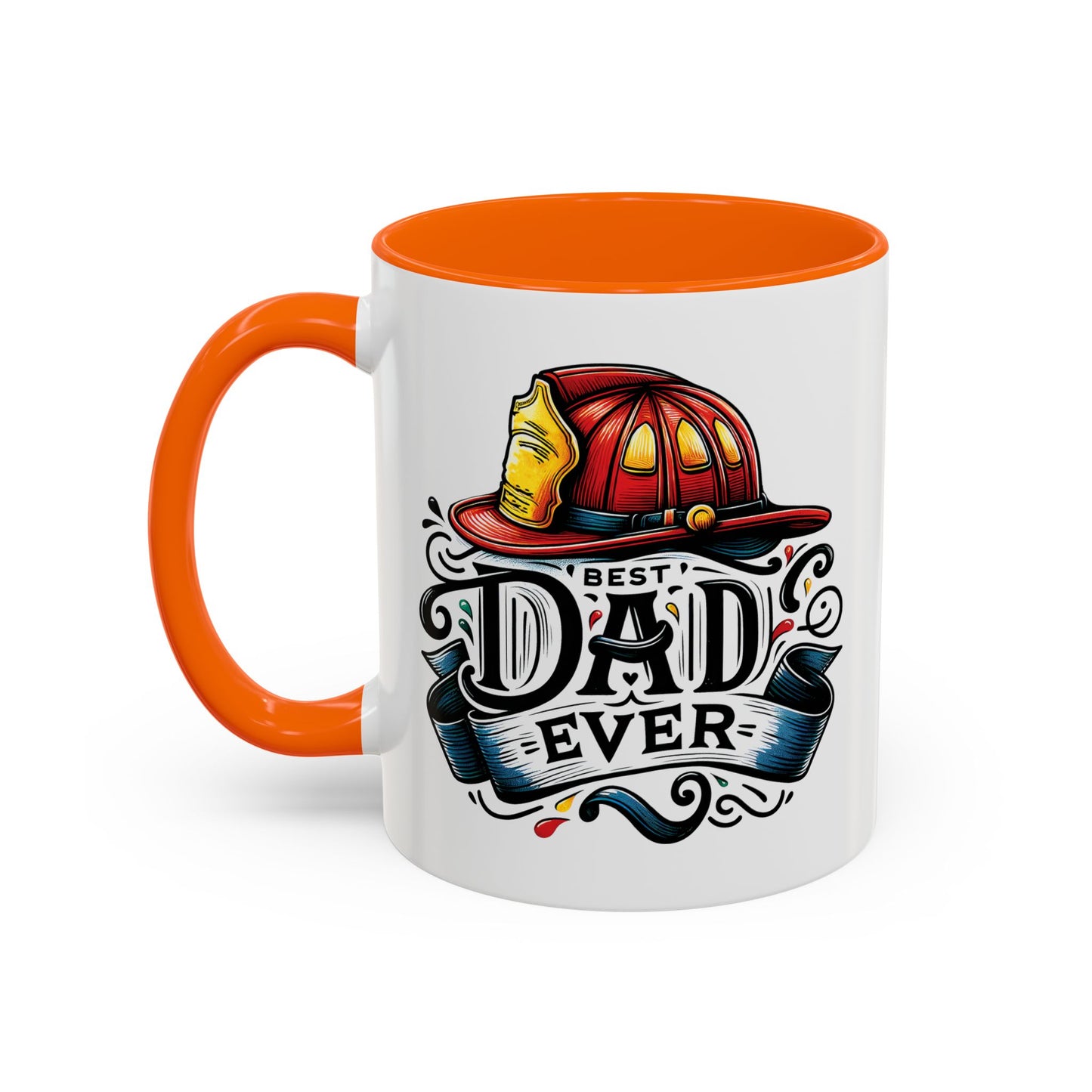 Father's Day Mug - Best Dad Ever Fireman