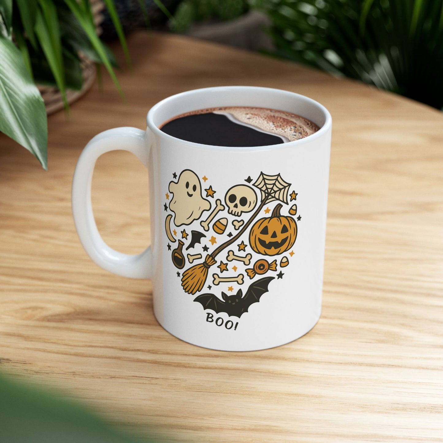 Halloween Mug - Happy Halloween Heart