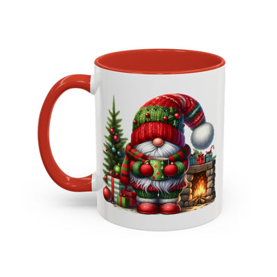 Christmas Mug - Gnome Fireplace