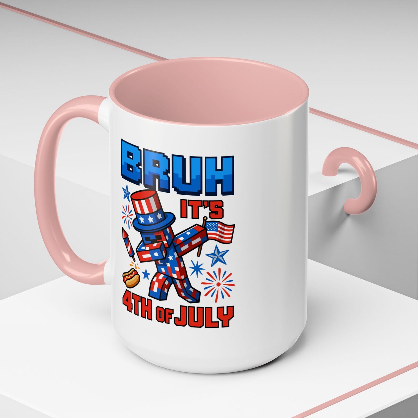 4th of July Mug - Bruh It's 4th of July