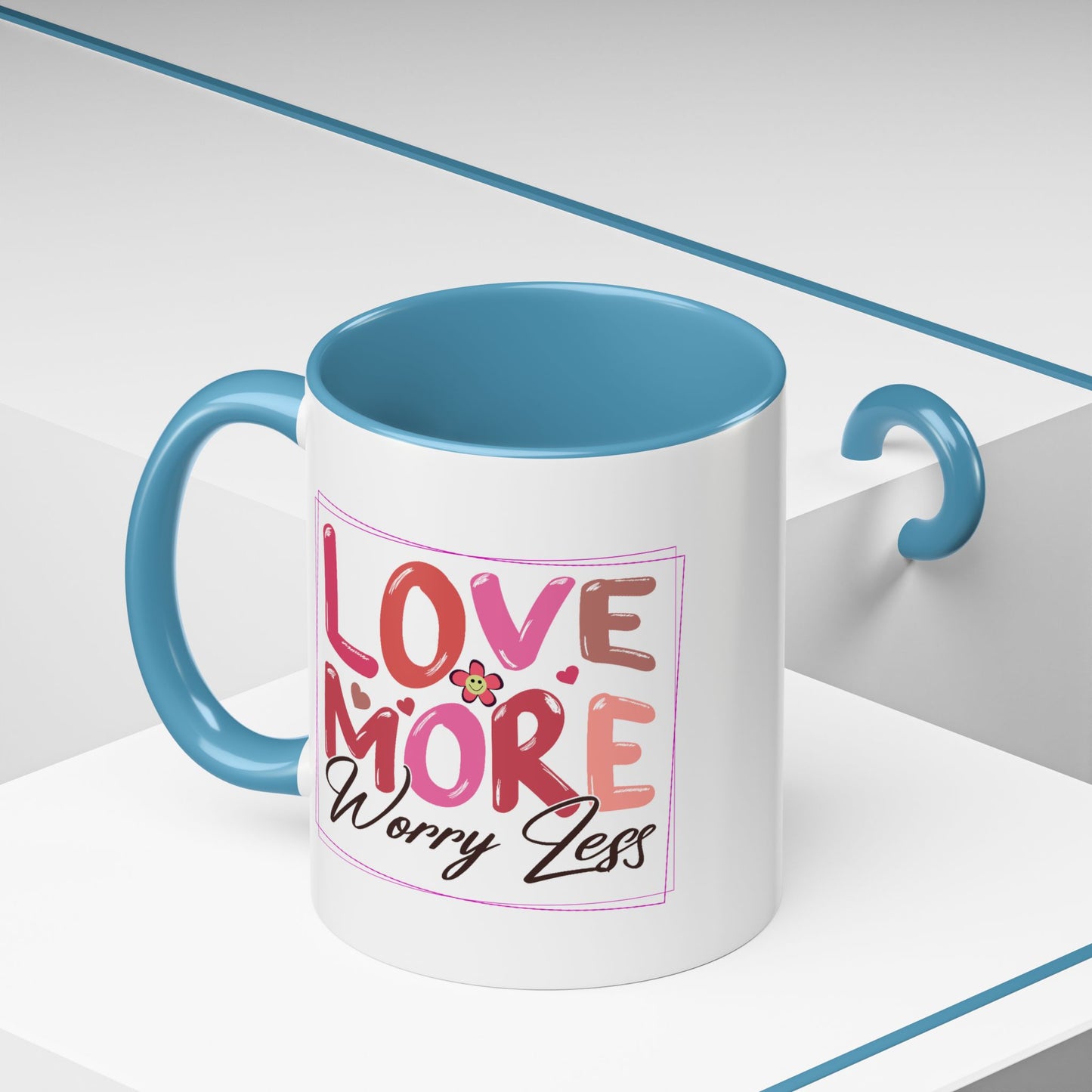 Wellness Mug - Love More Worry Less Frame