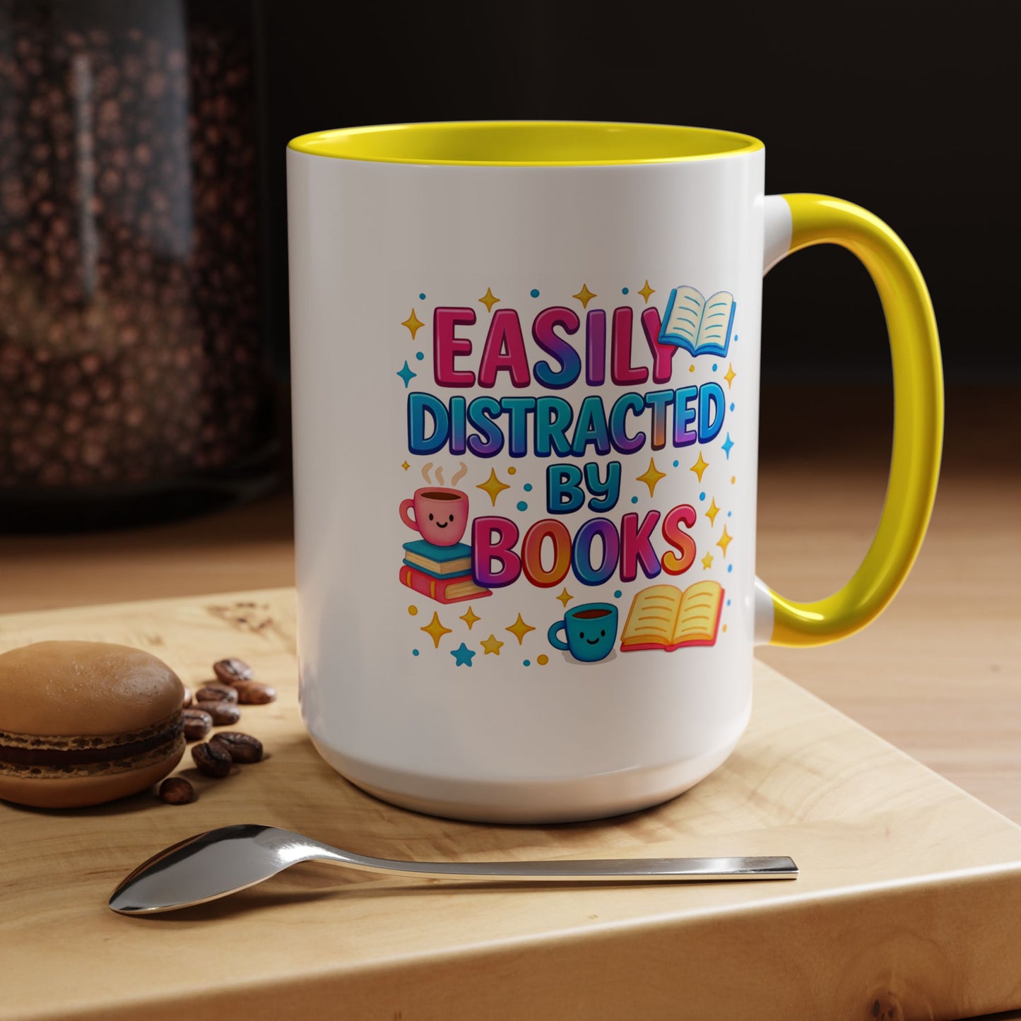 Humor Mug - Easily Distracted By Books