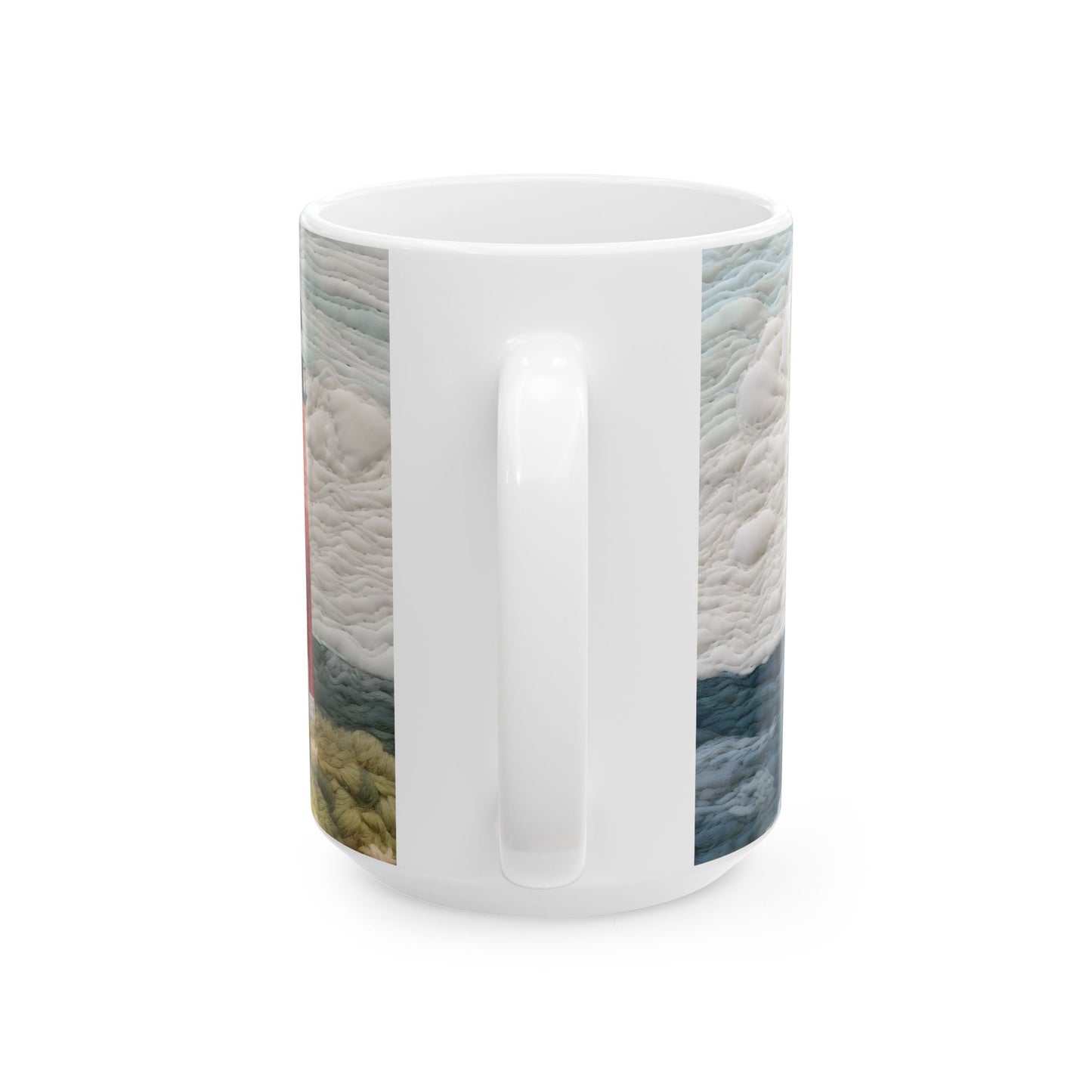 Artistic Mug - Felted Lighthouse 5