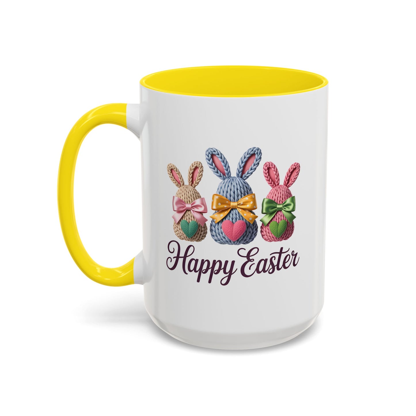 Easter Mug - Yarn Bunnies