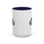 Christmas Mug - Merry Christmas White Red & Blue Text