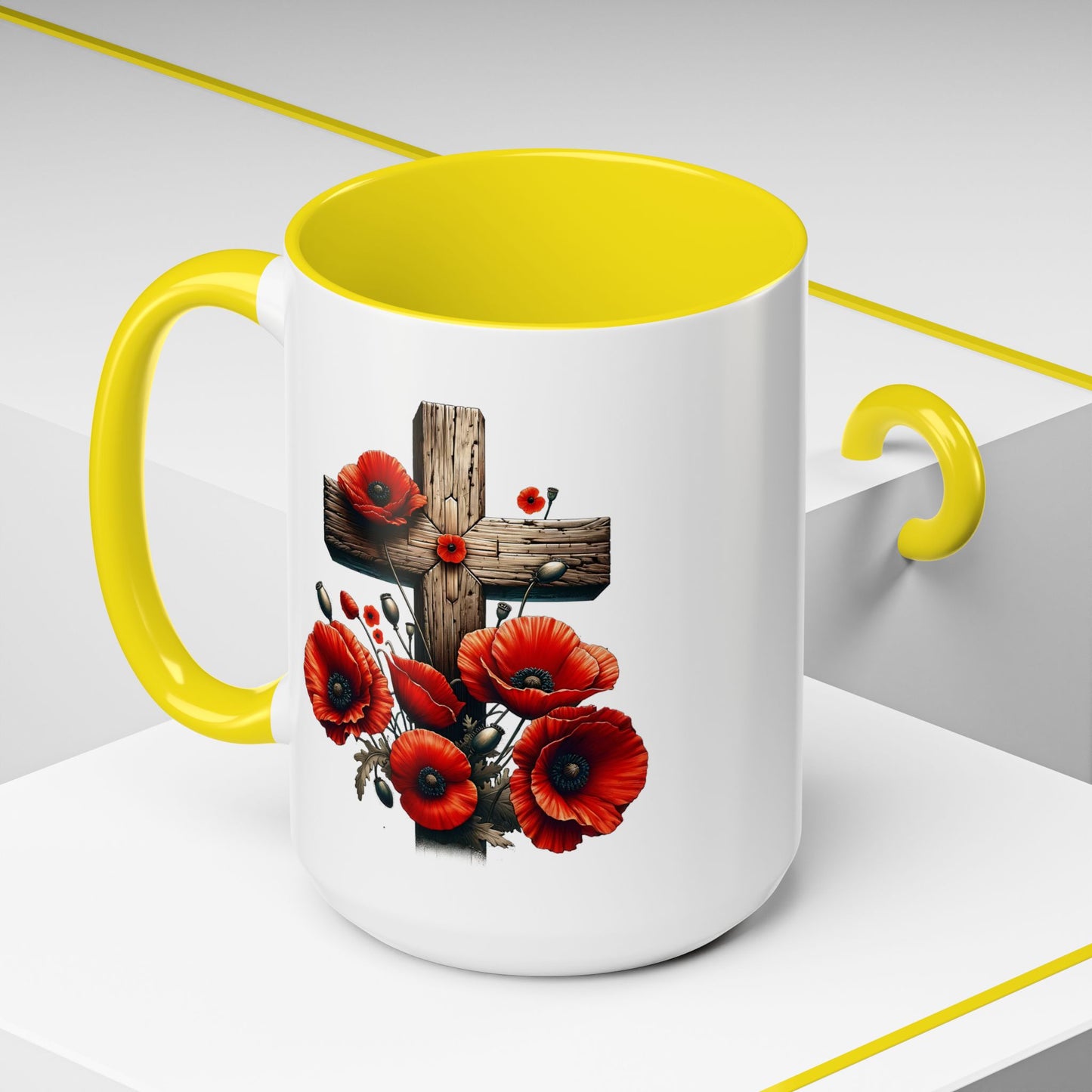 4th of July Mug - Fallen Soldier Cross