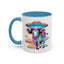 Alien Mug - Multicoloured Cow