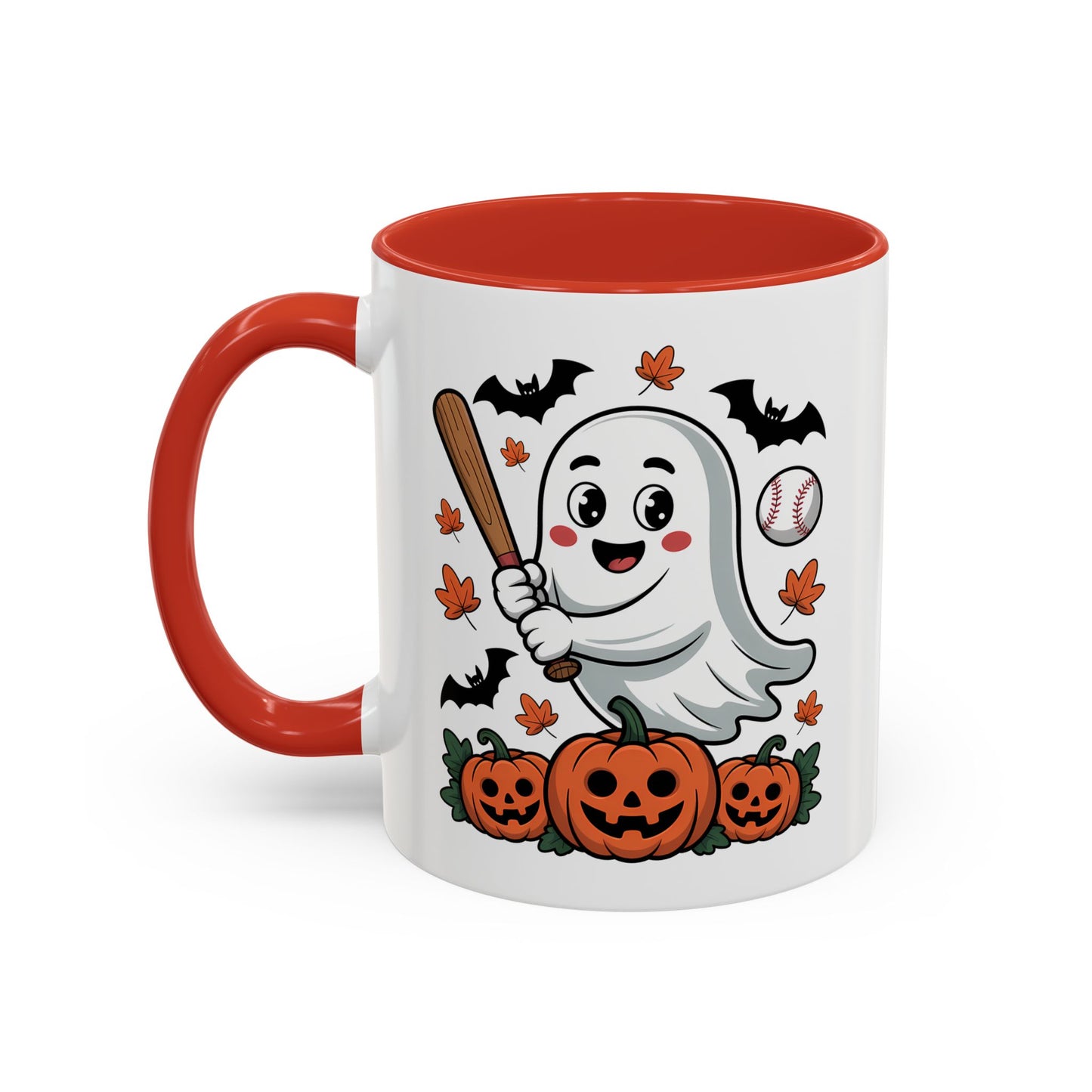 Halloween Mug - Ghost With Baseball Bat