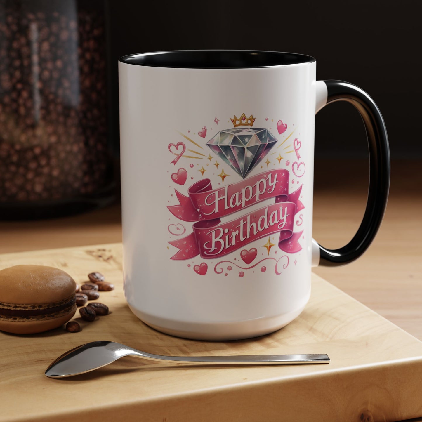 Birthday Mug - Diamond Crown