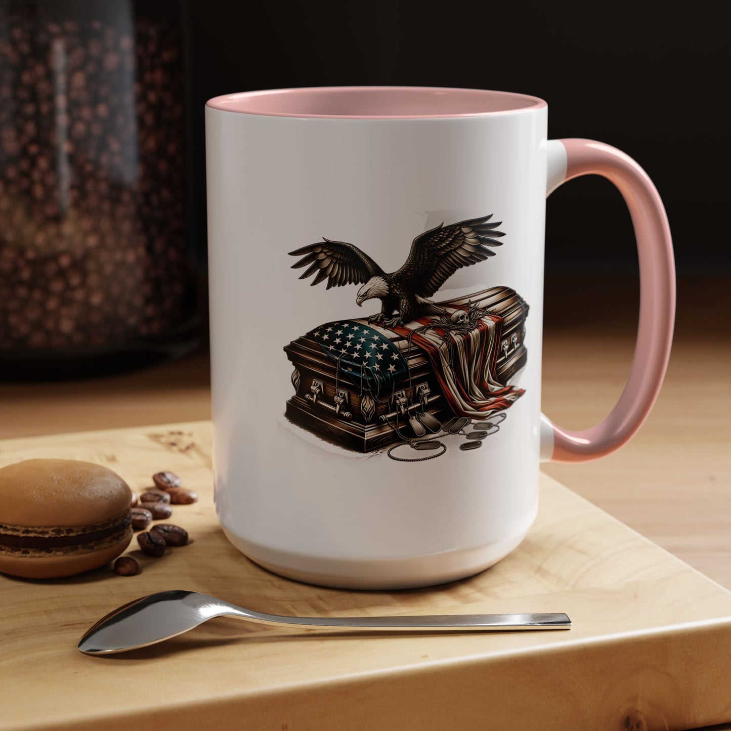 4th of July Mug - American Bald Eagle Fallen Soldier