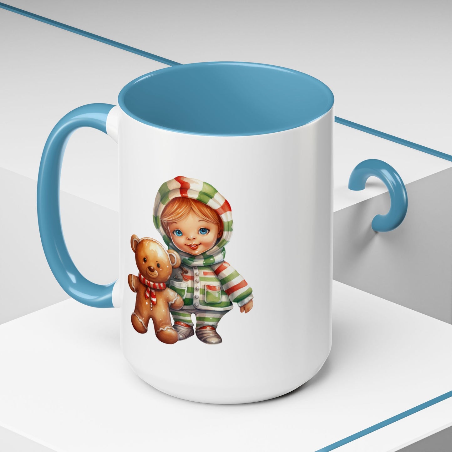 Christmas Mug - Gingerbread Man & Girl