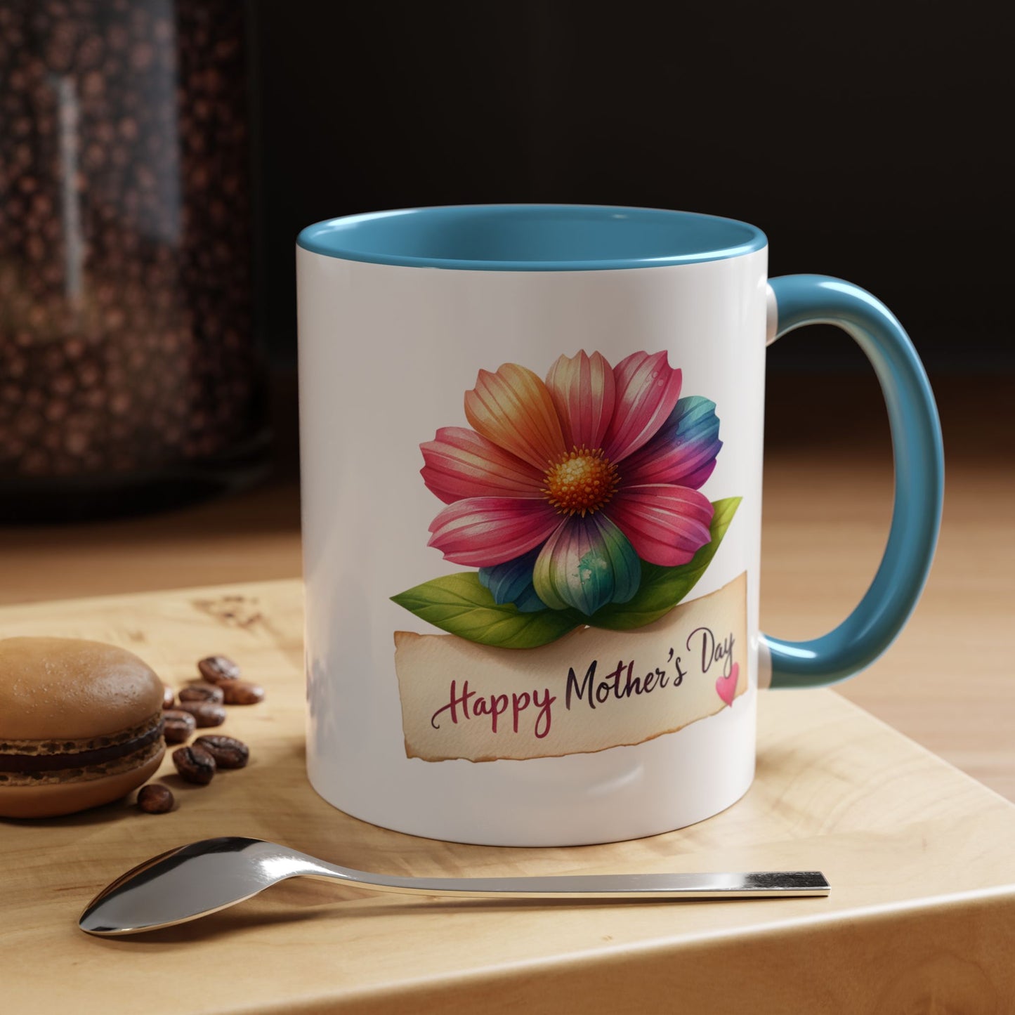 Mother's Day Mug - Happy Mother's Day Flower