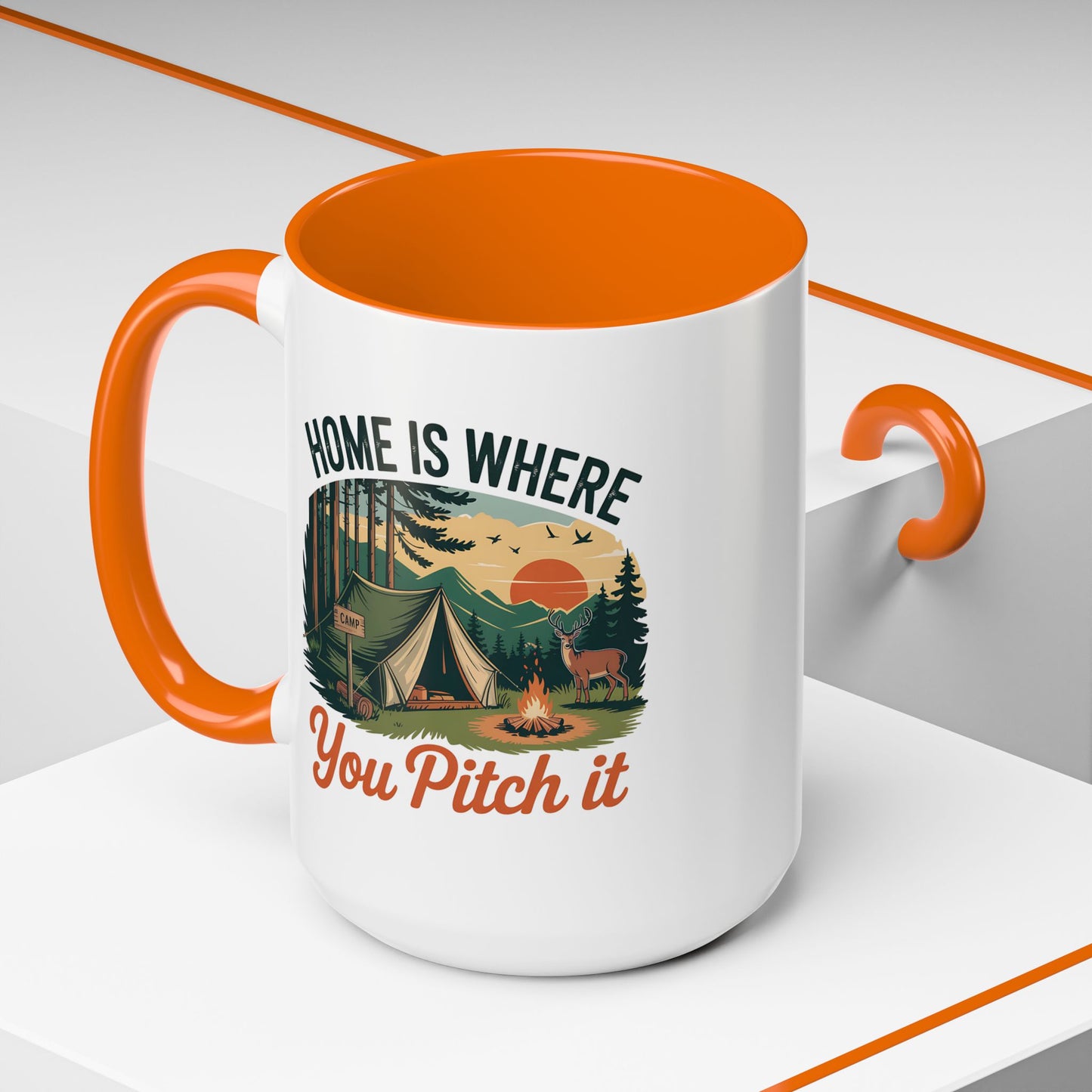 Adventure Mug - Home Is Where You Pitch It