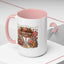 Christmas Mug - Candy Cane Lane White Text Ornaments Candy