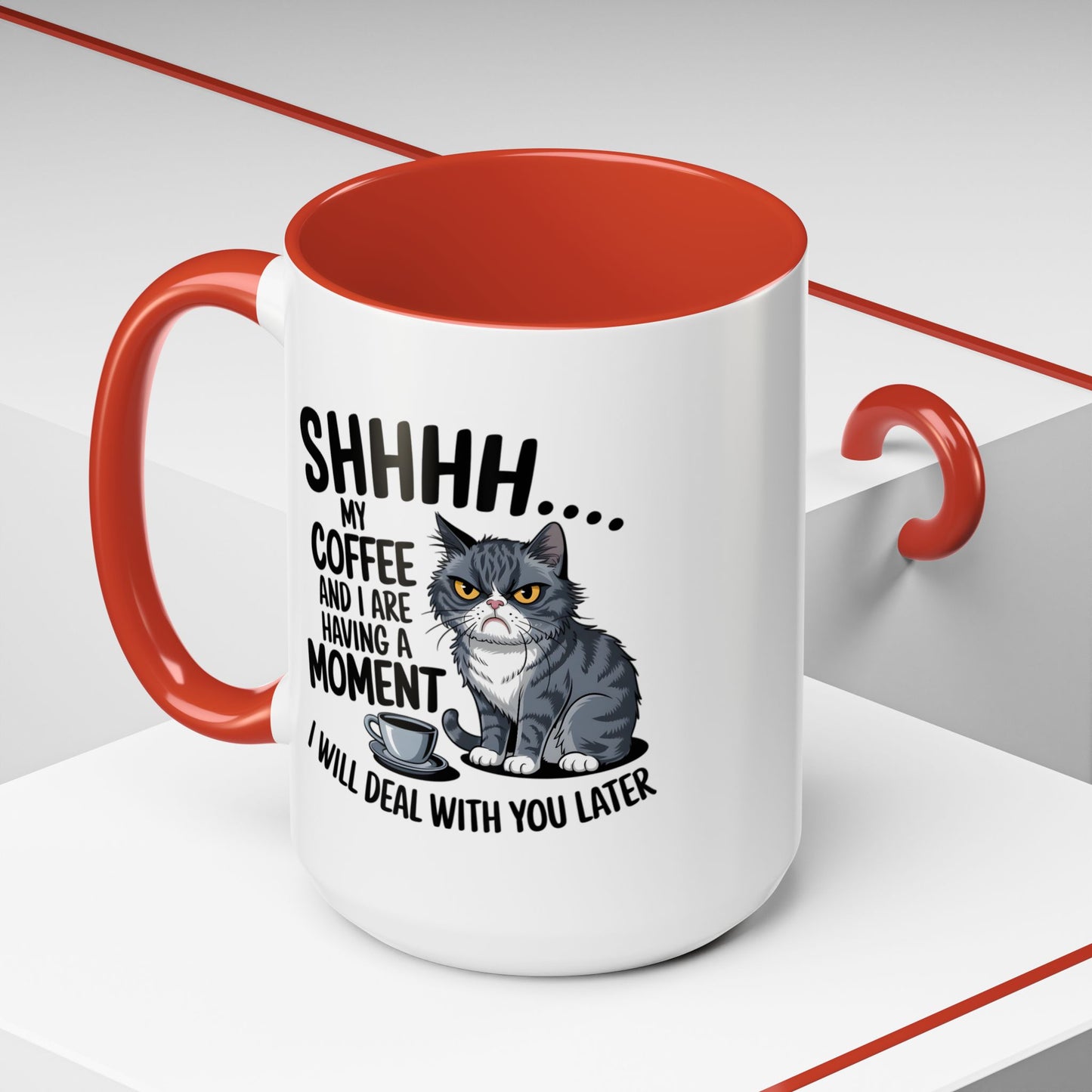 Animal Mug - Shhhh My Coffee and I