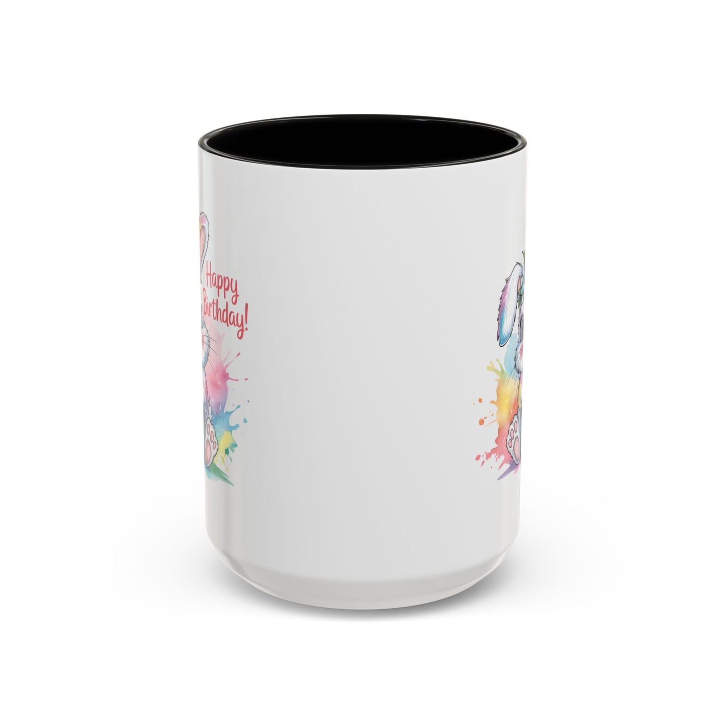 Birthday Mug - Happy Birthday Cute Bunny