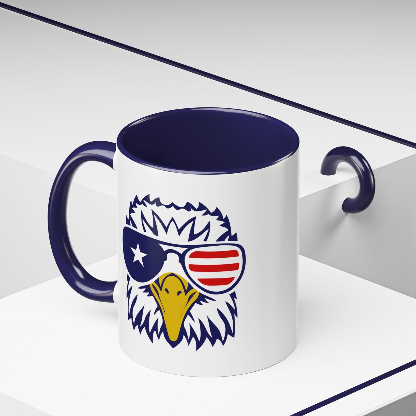 4th of July Mug - Cool American Eagle